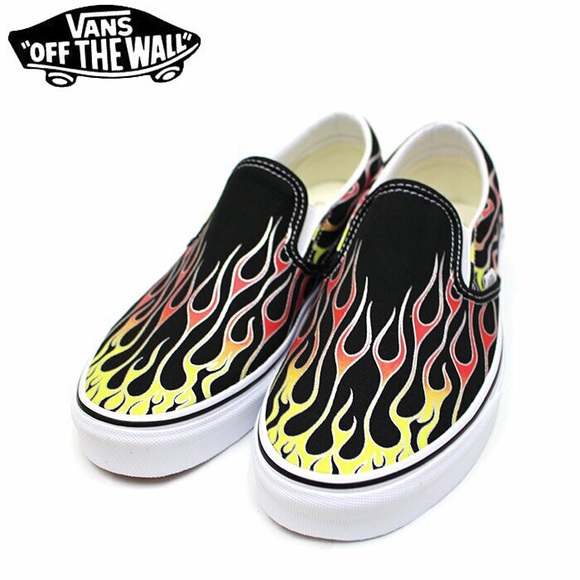 Vans Mash Up Flames Classic Slip-On 🔥 - Picture 2 of 8